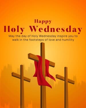 Holy Wednesday flyer