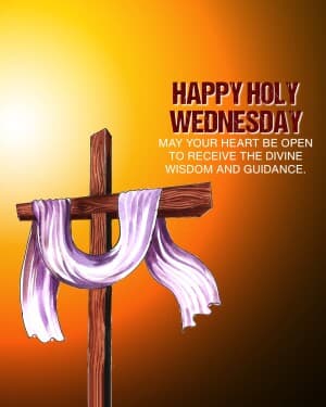 Holy Wednesday post