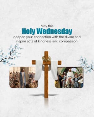 Holy Wednesday banner