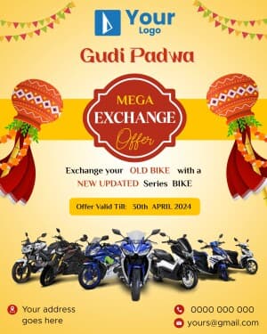 Gudi Padwa And Ugadi Offers Facebook Poster