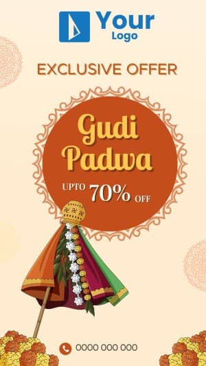 Gudi Padwa And Ugadi Offers poster Maker