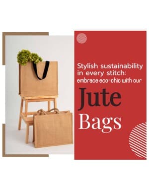 Jute Bag business post