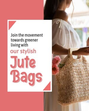 Jute Bag template