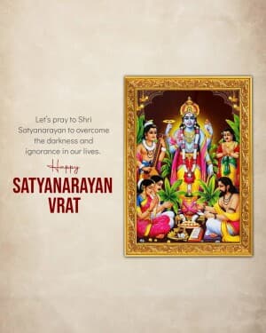 Shri Satyanarayan Vrat illustration