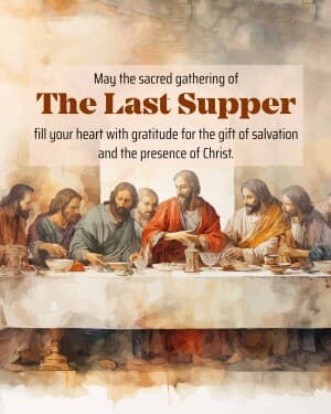 The Last Supper banner