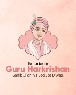 Guru Harkrishan Sahib Jyoti Jyot Diwas graphic