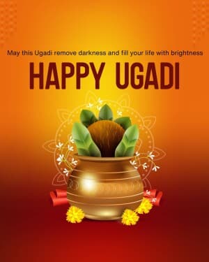 Happy Ugadi graphic