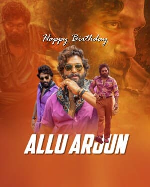 Allu Arjun Birthday graphic