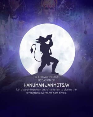 Hanuman Janmotsav ad post