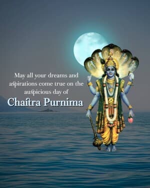 Chaitra purnima event poster