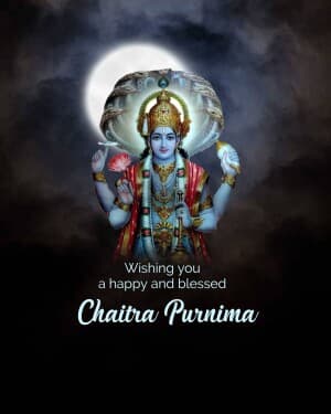 Chaitra purnima illustration