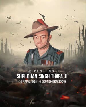 Dhan Singh Thapa Jayanti illustration