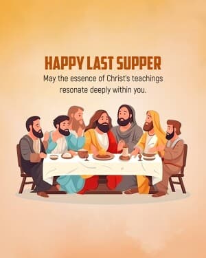 The Last Supper event poster