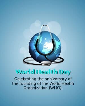 World Health Day flyer