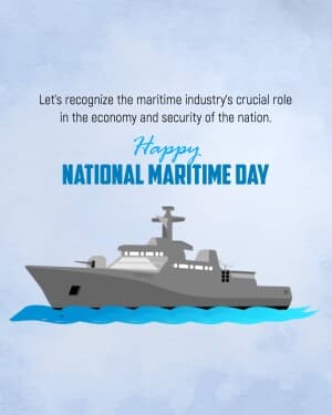 National Maritime Day illustration