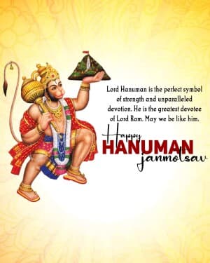 Hanuman Janmotsav graphic