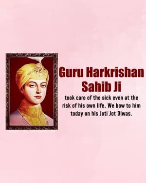 Guru Harkrishan Sahib Jyoti Jyot Diwas image