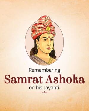 Samrat Ashoka Jayanti image