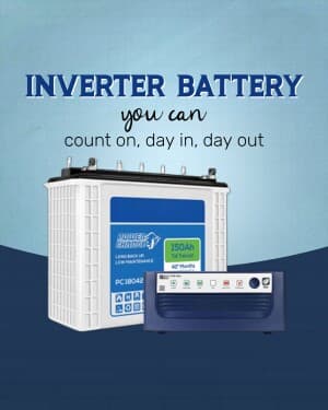 Inverter, UPS, & Batteries instagram post