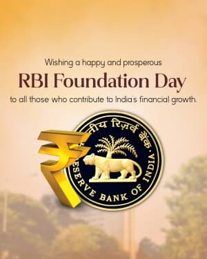 RBI Foundation Day banner