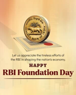 RBI Foundation Day poster