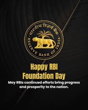 RBI Foundation Day post