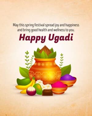 Happy Ugadi banner
