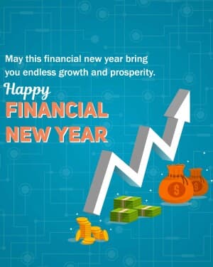 Financial New Year banner