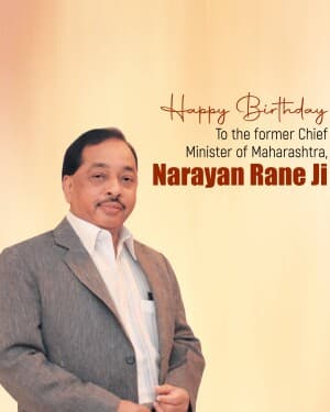 Narayan Rane Birthday video