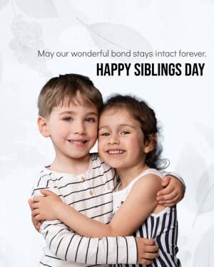 Siblings Day banner