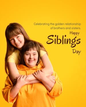 Siblings Day video