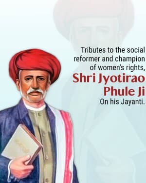 Jyotirao Phule Janmjayanti event poster