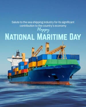 National Maritime Day flyer
