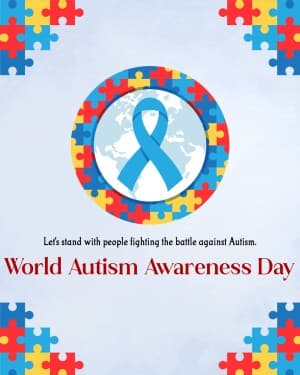 World Autism Awareness Day post