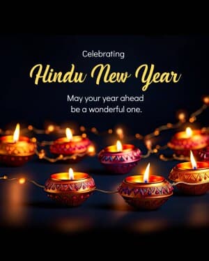 Hindu New Year illustration