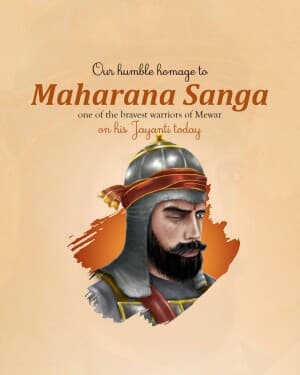 Rana Sanga Jayanti image