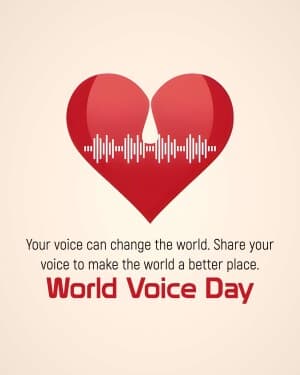 World Voice Day illustration