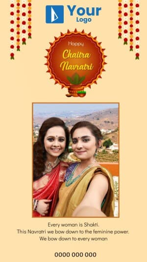 Chaitra Navratri Wishes custom template