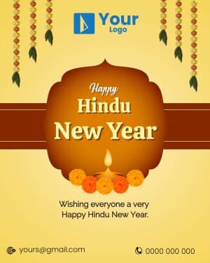 Hindu New Year Wishes whatsapp status template