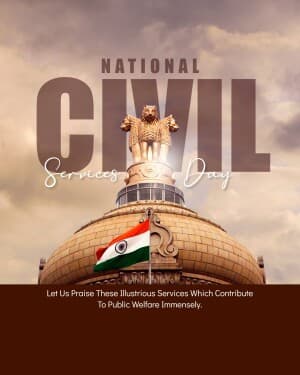 National Civil Services Day illustration