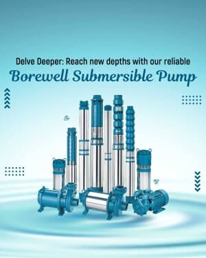 Borewell Submersible Pump template