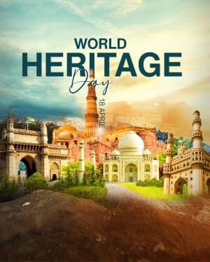 World Heritage Day illustration