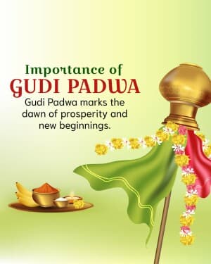 Importance of Gudi Padwa Instagram Post