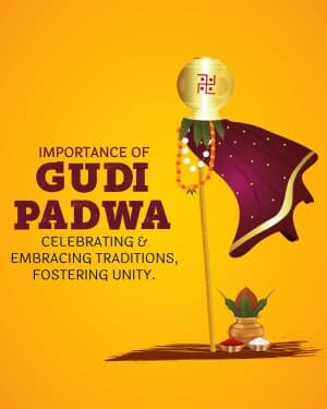 Importance of Gudi Padwa poster Maker