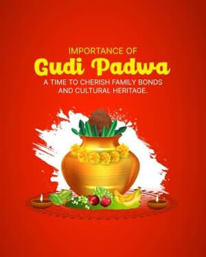 Importance of Gudi Padwa event advertisement