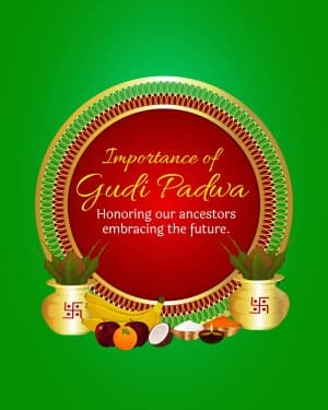 Importance of Gudi Padwa graphic