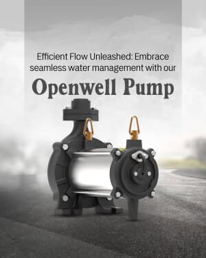 Open well Submersible Pump poster