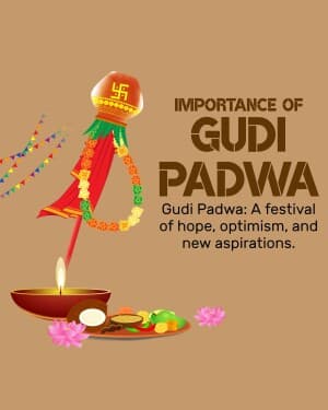Importance of Gudi Padwa flyer