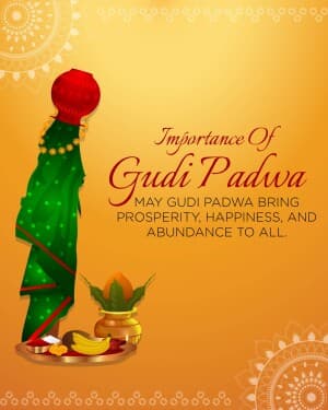 Importance of Gudi Padwa banner
