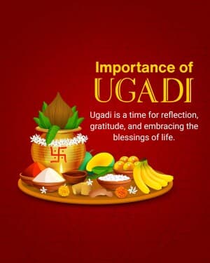 Importance of Ugadi graphic